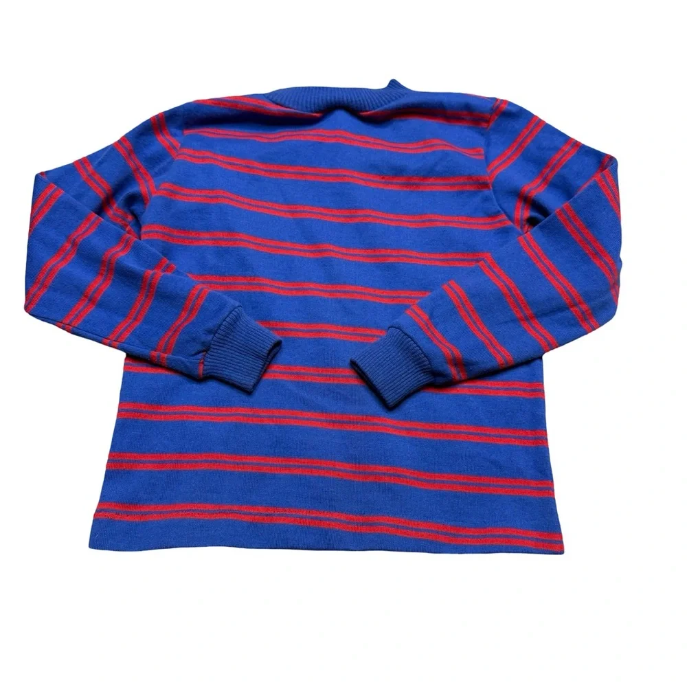 ✨ Vintage Health-tex “SPORT” Graphic Striped‎ Sweatshirt Sz 7 USA ✨